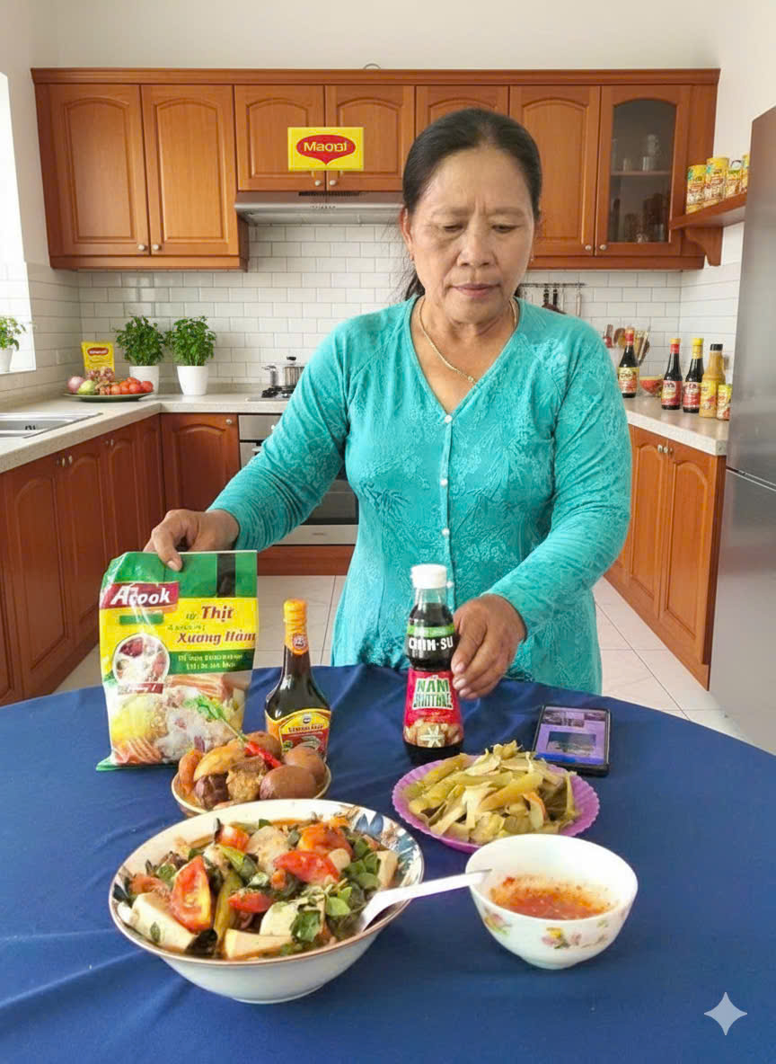 Chị Trần Thị Nhiên- Chi hội trưởng chi hội Phụ nữ ấp Nha Sáp tham gia hưởng ứng cuộc thi